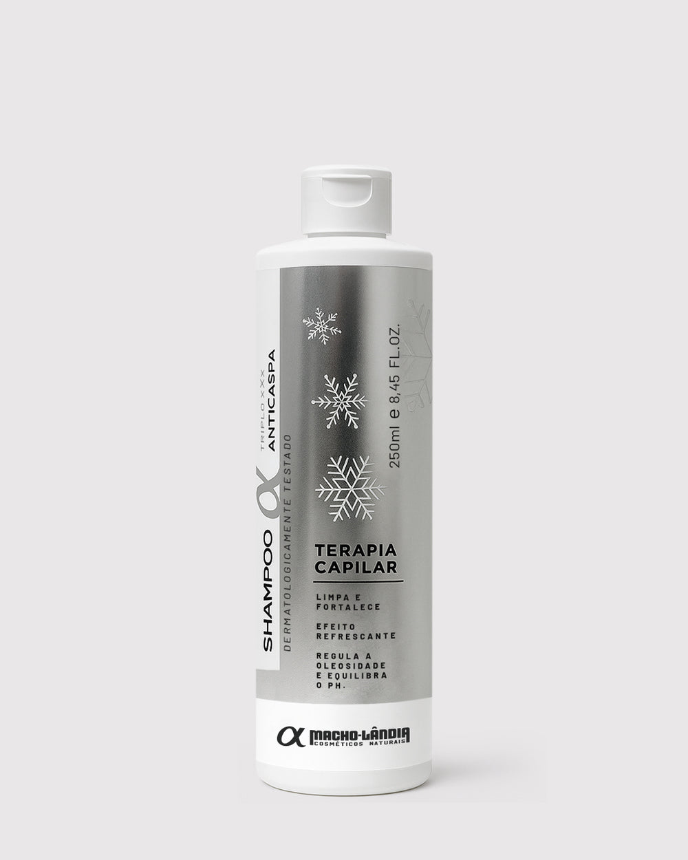 Shampoo Anticaspa Triplo XXX – Fórmula com Ação Farmacológica (250 ml)