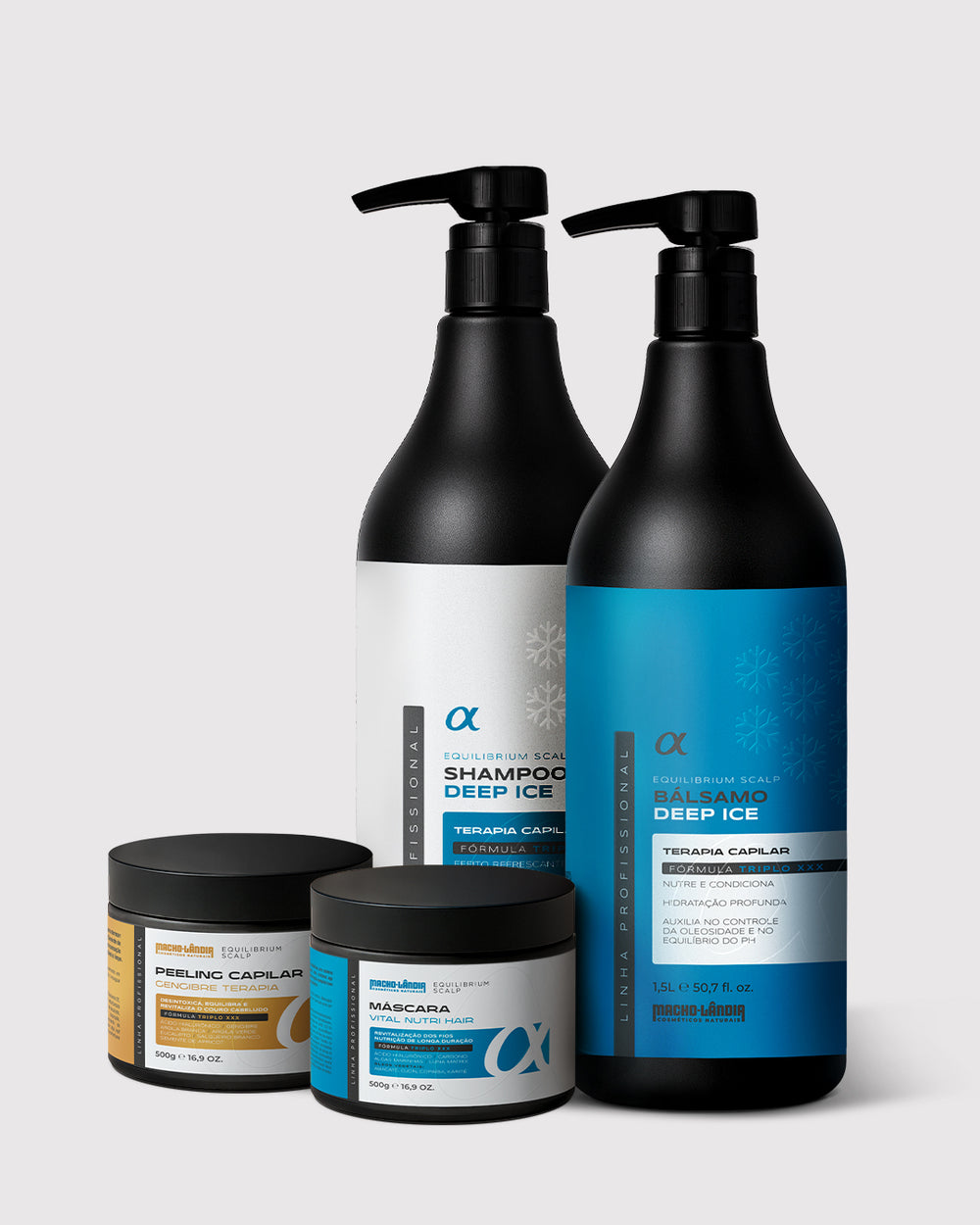 Kit Protocolo Equilíbrio Vital Profissional – Detox, Nutrição e Equilíbrio Capilar