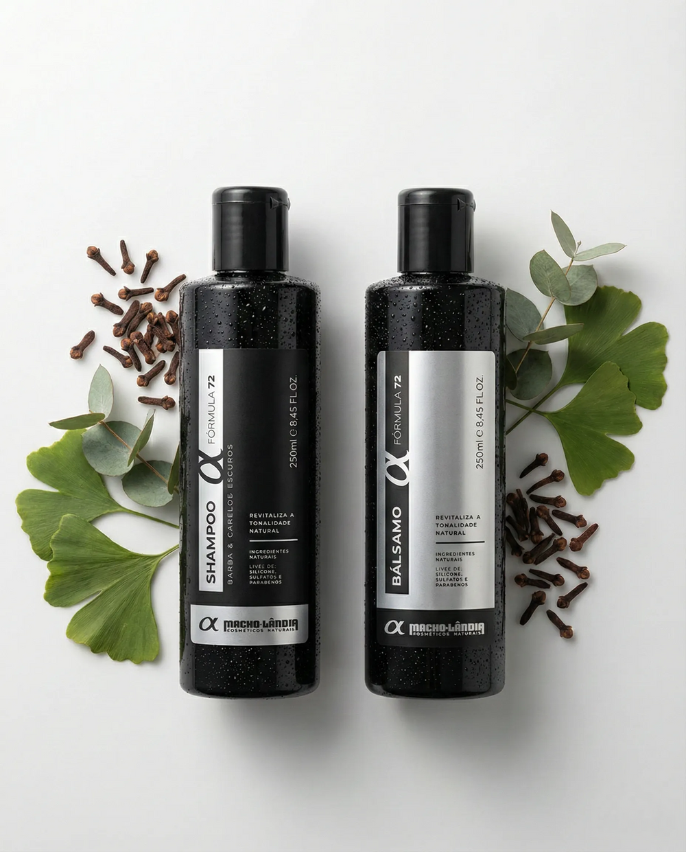 Kit Fórmula 72: Shampoo + Bálsamo (Fios Escuros)