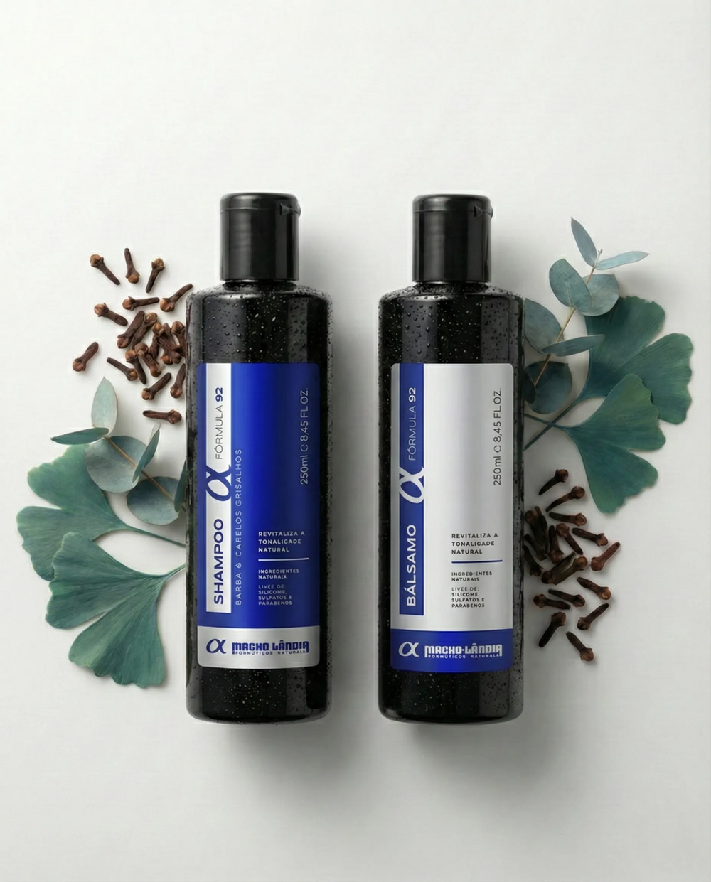 Kit Fórmula 92: Shampoo + Bálsamo (Fios Grisalhos)