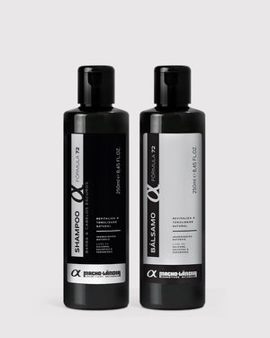 Kit Fórmula 72: Shampoo + Bálsamo (Fios Escuros)