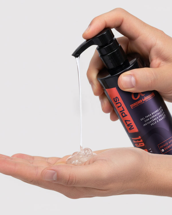 Shaving Gel M7 Plus – Gel de Barbear Profissional 500ml